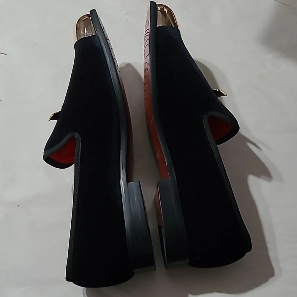 Men's Elanroman Suede Slipon Dress Shoes NWOT